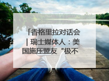 香格里拉对话会｜瑞士媒体人：美国施压盟友“极不理性” 欧洲国家无意与中国“脱钩断链”