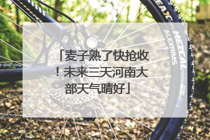 麦子熟了快抢收！未来三天河南大部天气晴好