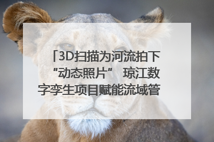 3D扫描为河流拍下“动态照片” 琼江数字孪生项目赋能流域管理｜新闻发布最前线