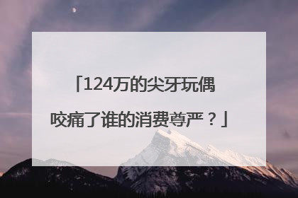124万的尖牙玩偶 咬痛了谁的消费尊严？