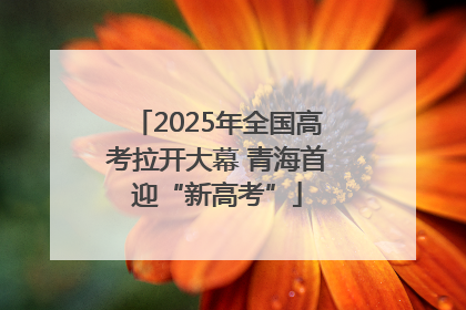 2025年全国高考拉开大幕 青海首迎“新高考”