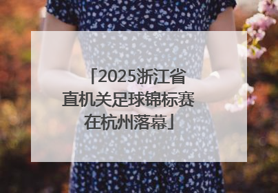 2025浙江省直机关足球锦标赛在杭州落幕