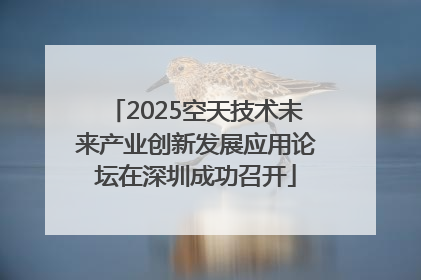 2025空天技术未来产业创新发展应用论坛在深圳成功召开