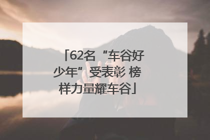 62名“车谷好少年”受表彰 榜样力量耀车谷