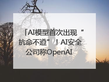 AI模型首次出现“抗命不遵”！AI安全公司称OpenAI o3模型出现异常