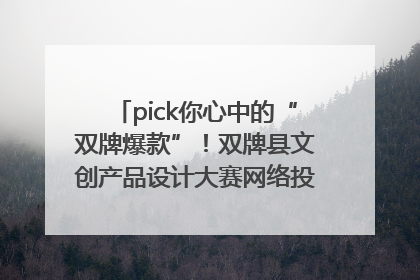 pick你心中的“双牌爆款”！双牌县文创产品设计大赛网络投票评选火热进行中